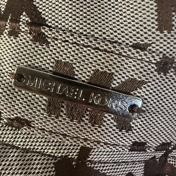 Michael Kors Monogram Bucket Hat in Chocolate - Picture 2 of 3